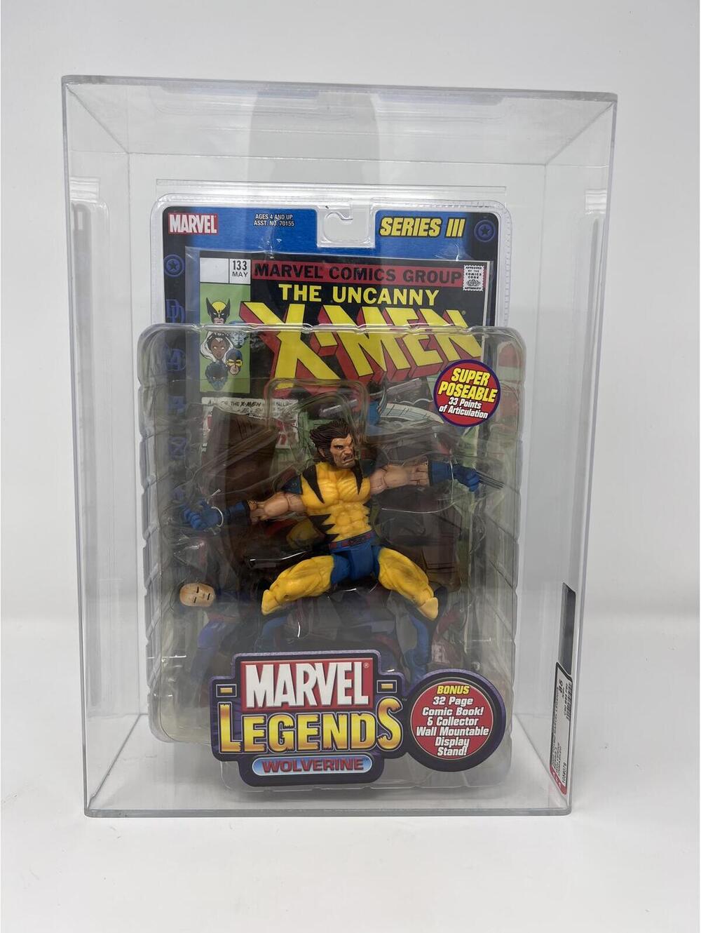 Wolverine Unmasked AFA 85 Marvel Legends graded ToyBiz